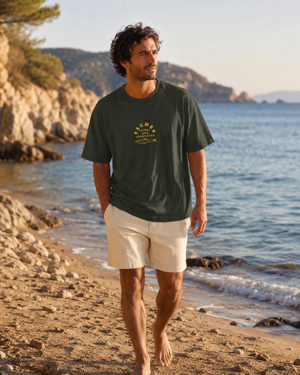 One Fish Dark Olive Adult Front