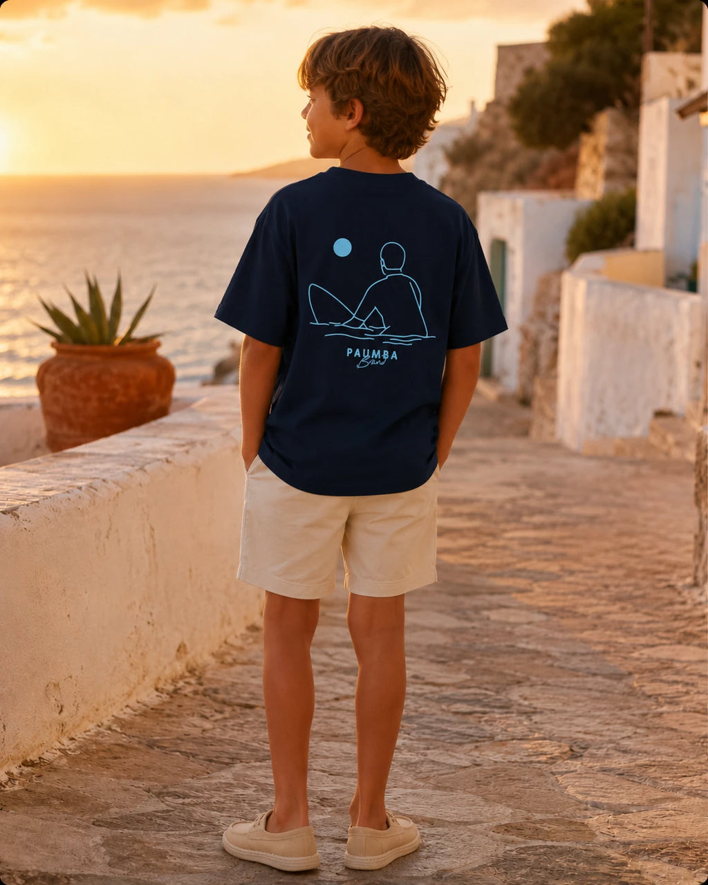 Surfer Ocean Blue Kid Back