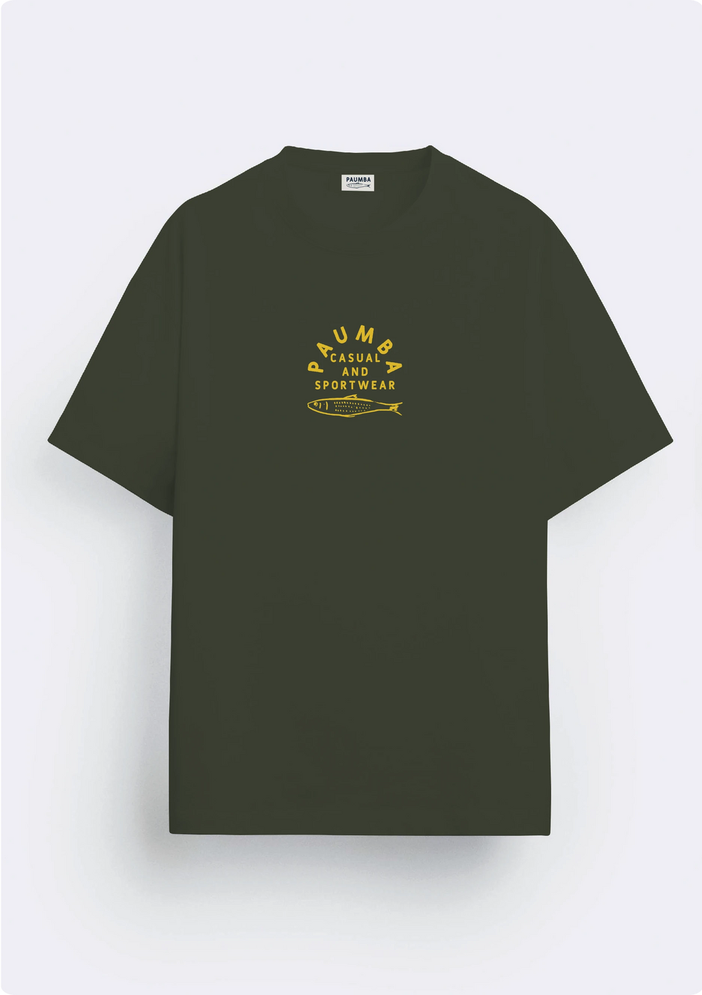 One Fish Dark Olive Front