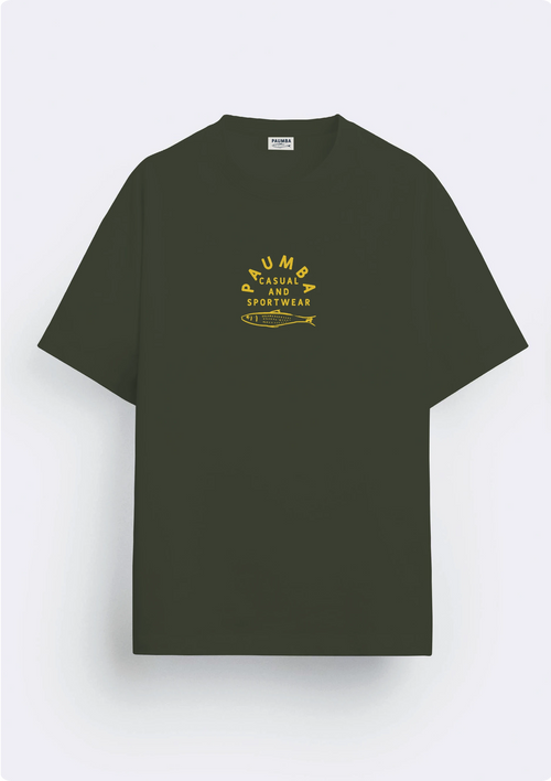 One Fish Dark Olive Front
